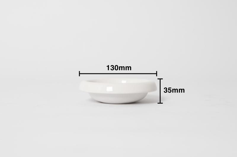 Shallow ceramic bowl for S/S tall/S hightall Food Stands