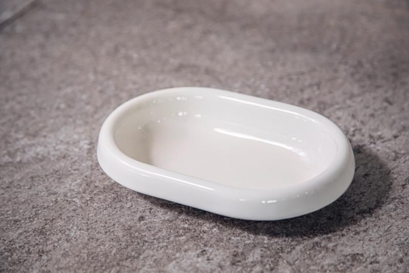 摊位宽型食品架用陶瓷碗（单件装，长浅盘）（新造型，新产品）