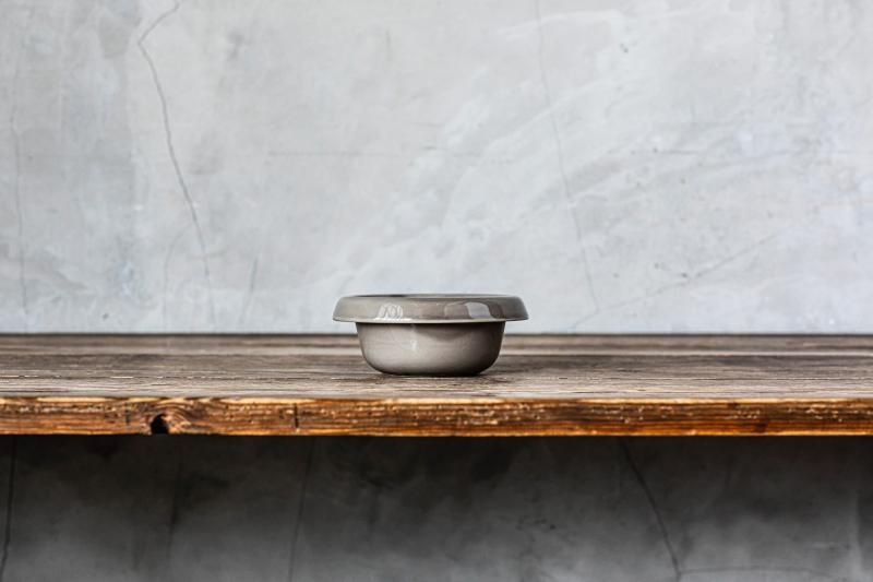 Cloud Gray ceramic bowl (single, deep type) for S/S tall/S hightall Food Stands