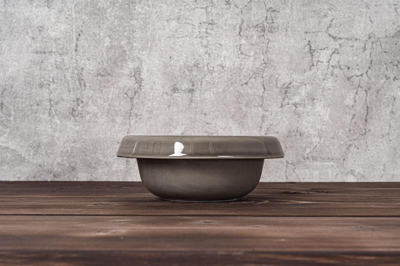 Cloud Gray Ceramic Bowl (Single, Deep) for L/Ltall/Lhightall Food Stands