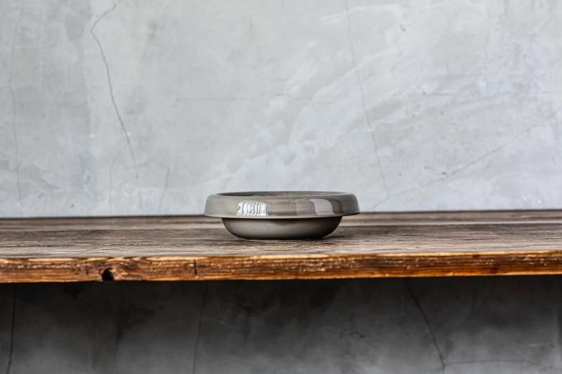 Cloud Gray Ceramic Shallow Bowl (Single Item) for L/Ltall/Lhightall Food Stands